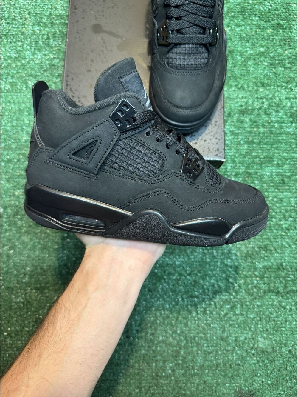 Jordan Retro 4 Black Cat Size 4M/5.5W